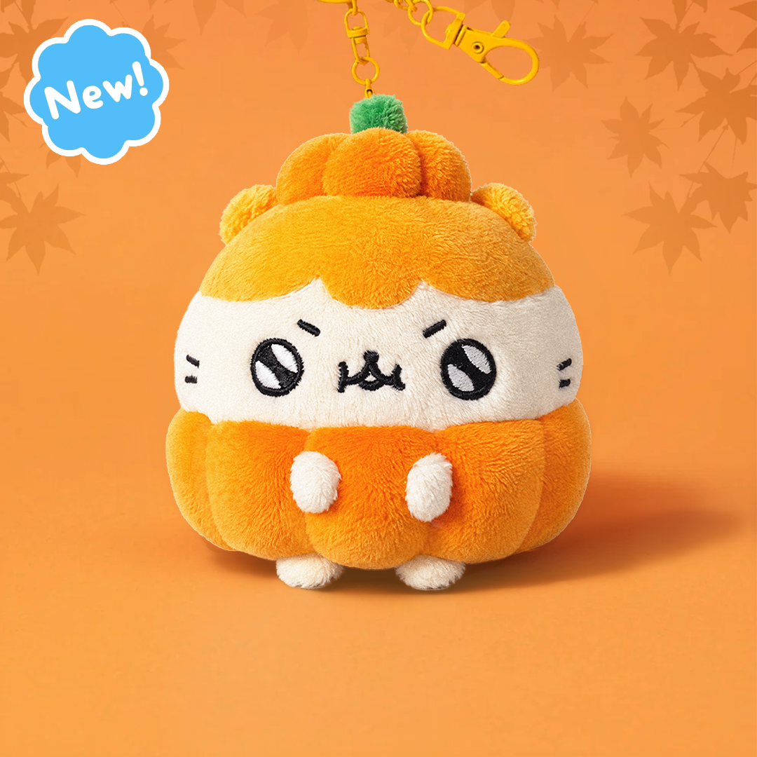 Hamiboom Pumpkin Plush Keychain