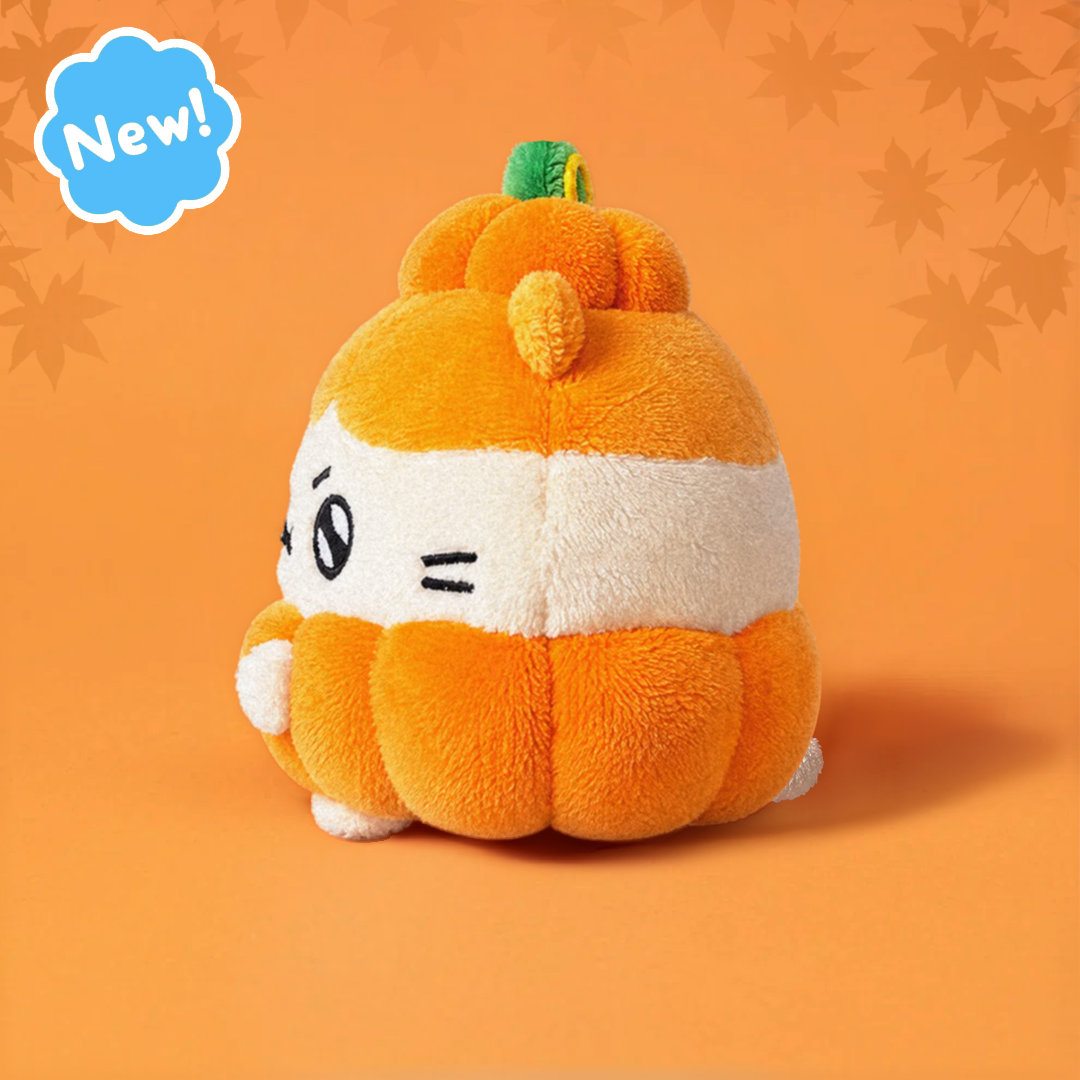Hamiboom Pumpkin Plush Keychain